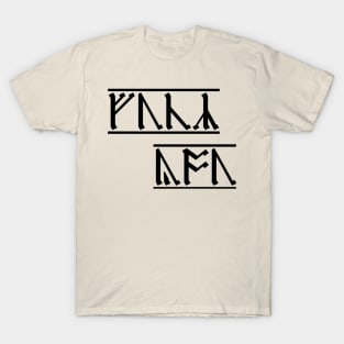 Rude Runes - Anglo-Saxon curse (6) T-Shirt